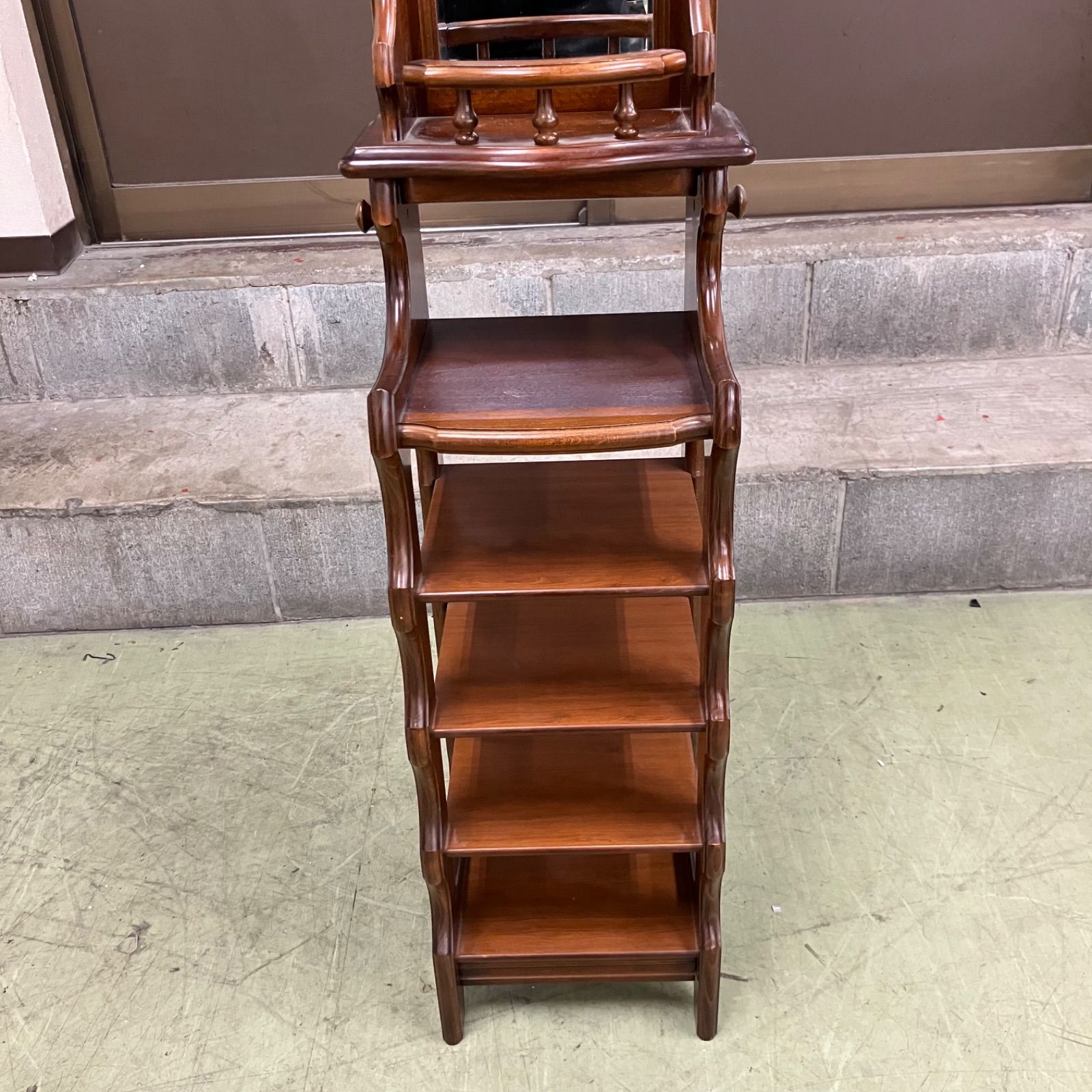 カリモク/karimoku コロニアル ミラー付きスリッパラック 玄関 カリモク/karimoku コロニアル ミラー付きスリッパラック 玄関