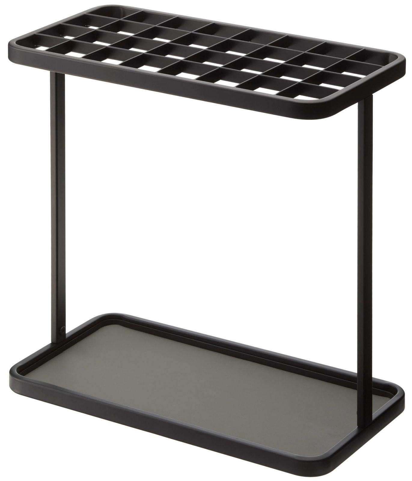 【人気商品】大容量 スリム 傘立て 玄関 frame フレーム 約W43.5×D22.5×H42.5cm ブラック 2753 32本用 かさたて 山崎実業(Yamazaki)