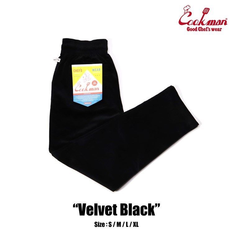 Cookman｜クックマン シェフパンツ Chef Pants Velvet Black