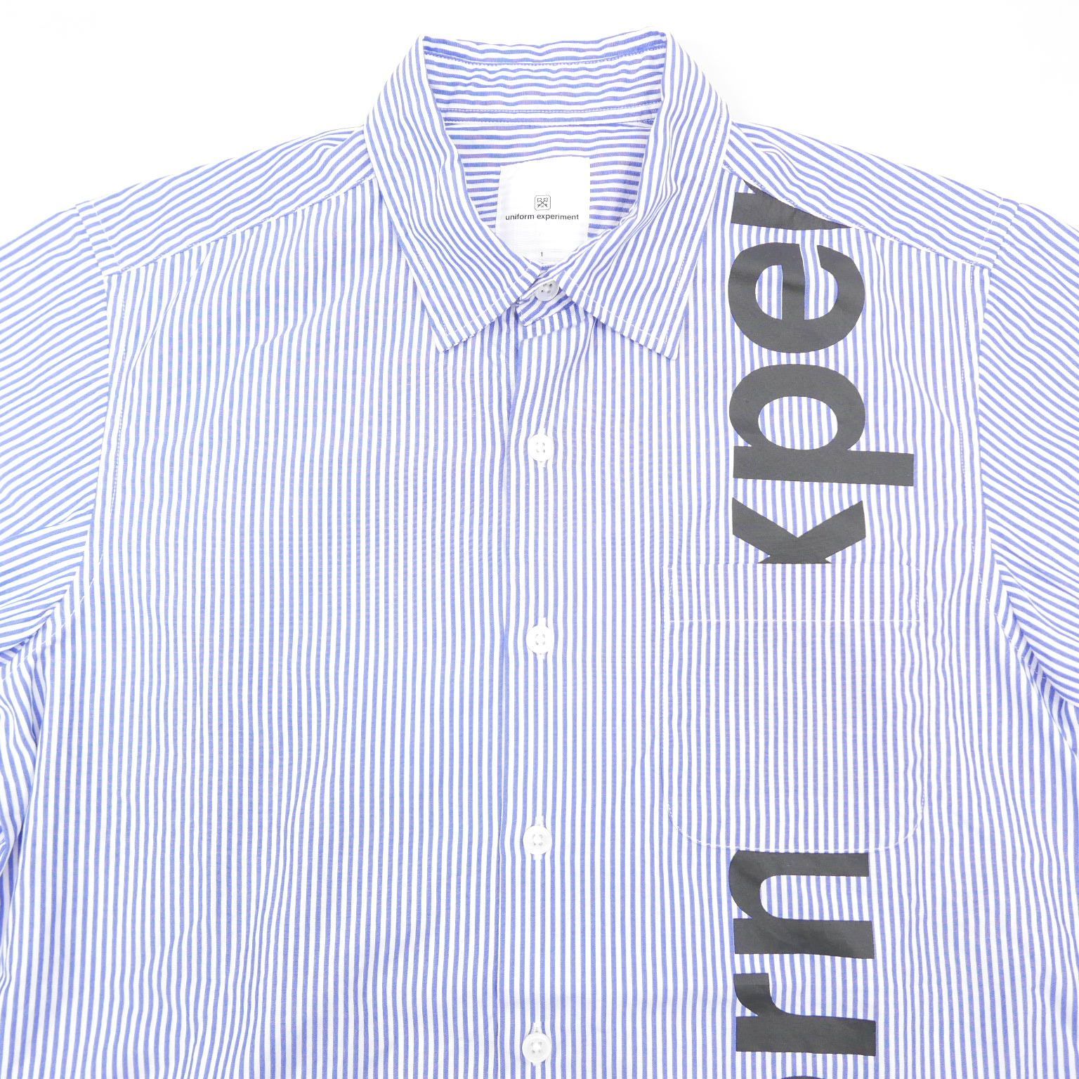 uniform experiment  fragment ストライプシャツ 19SS uniform experiment ユニフォームエクスペリメント S/S