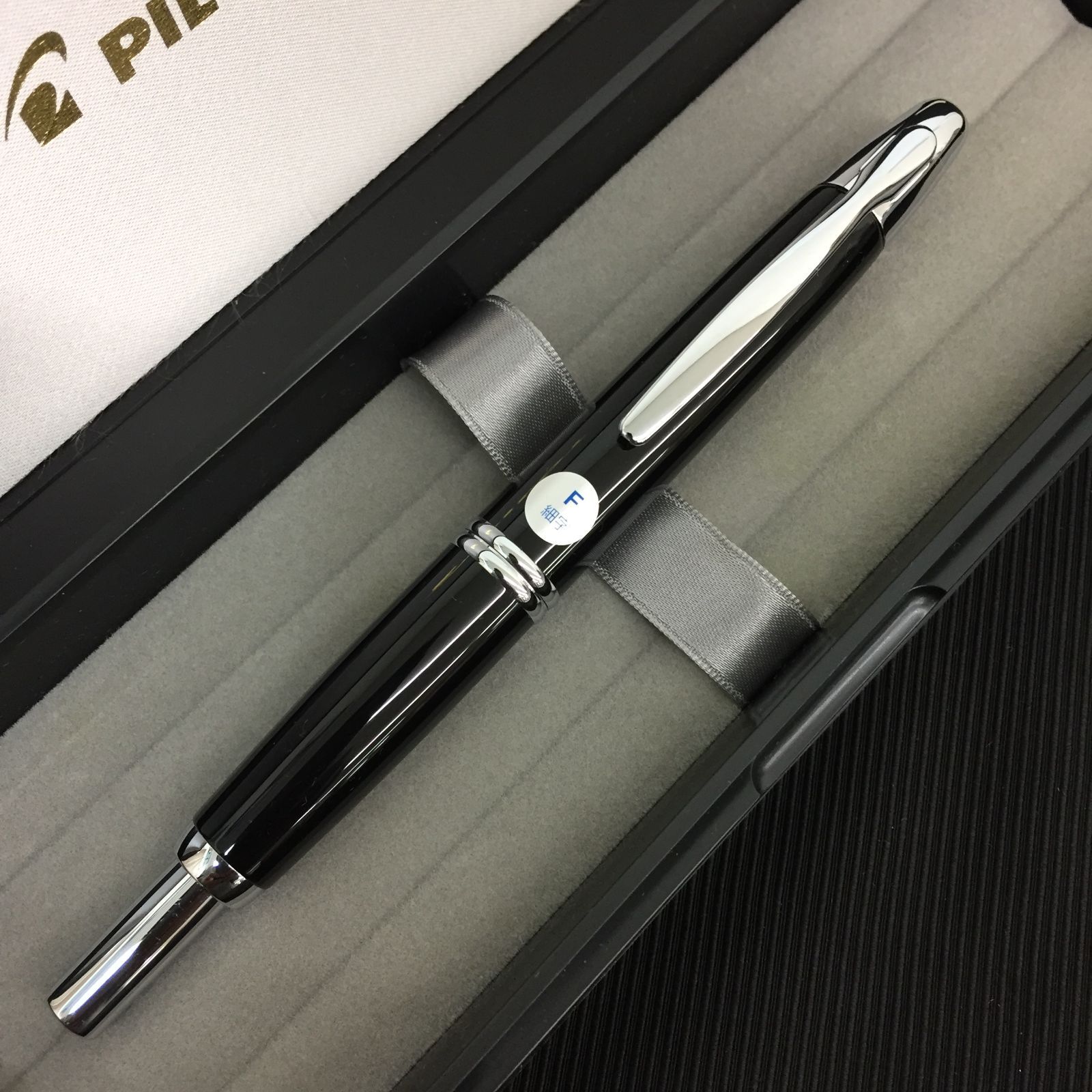 パイロット 万年筆 Z-CR-GN 黒 専用ケース付き 【公式通販】