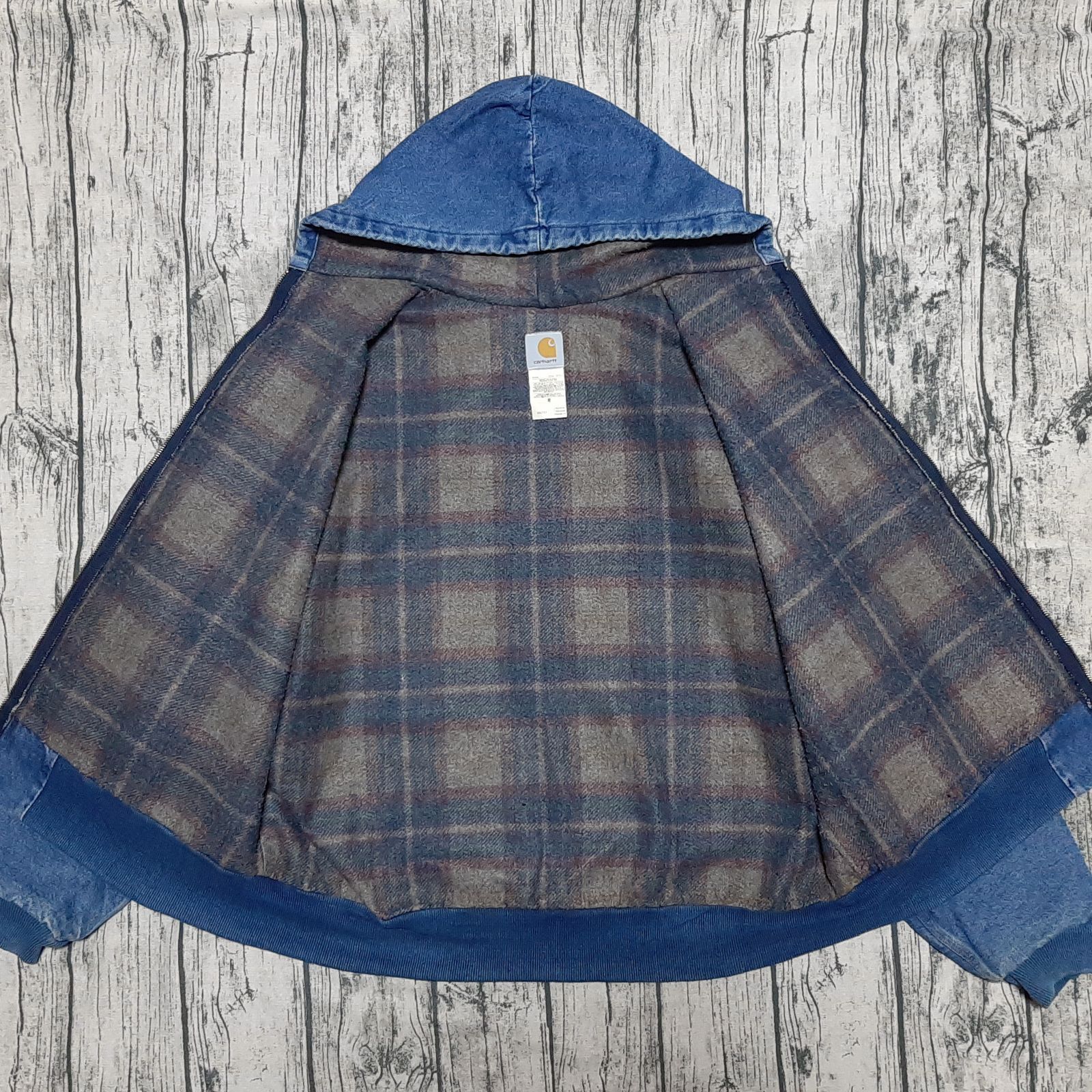 90s Carhartt デニムアクティブジャケット Denim Hooded Active