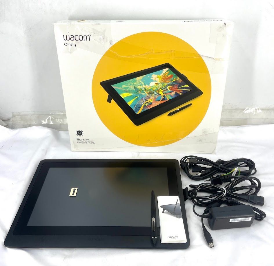 美品】 ワコム 液タブ 液晶ペンタブレット Wacom Cintiq 16 FHD ブラック DTK1660K1D K0809 0822ML004  0120240820100488 - メルカリ