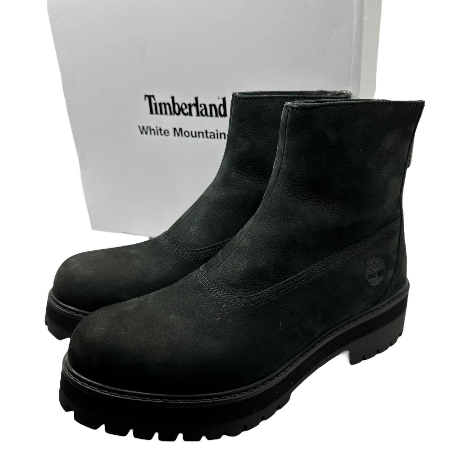 White Mountaineering×Timberland ホワイトマウンテニアリング×ティンバーランド Men s Mid Zip Up Boots メンズ ミッド ジップアップ ブーツ TB 0A6EZ1 8 26.0cm程度 ブラック