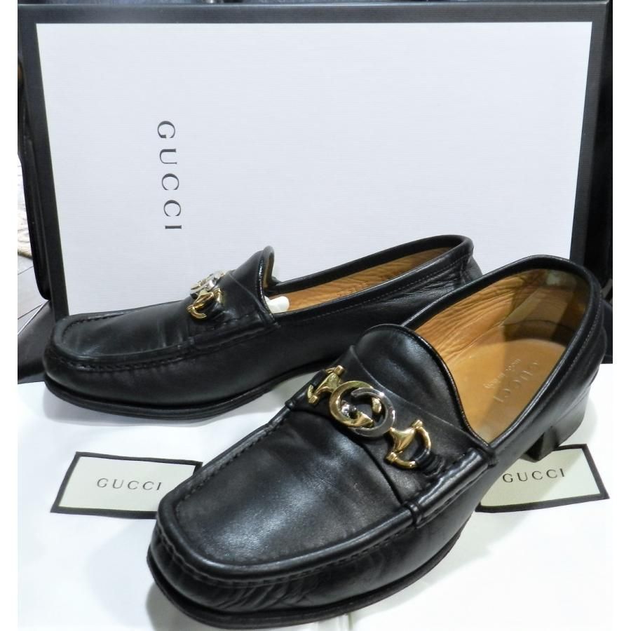 GUCCI グッチ　ブラック ローファー インターロッキング 楽天市場】グッチ GUCCI ローファー 革靴 靴 シューズ レザー