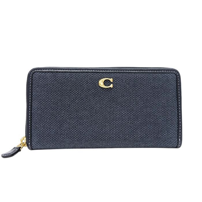 コーチ COACH アコーディオン ジップ ウォレット キャンバス  
