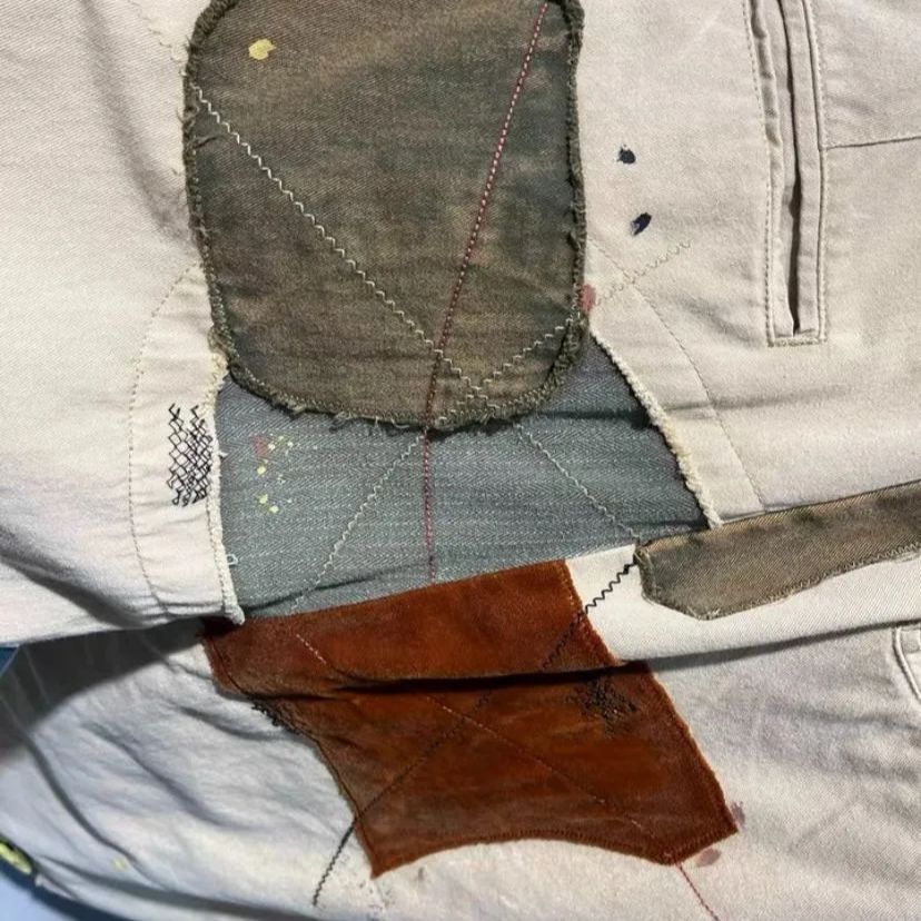 kapital かつらぎ パンツ パッチワーク ジーンズ - メルカリ 