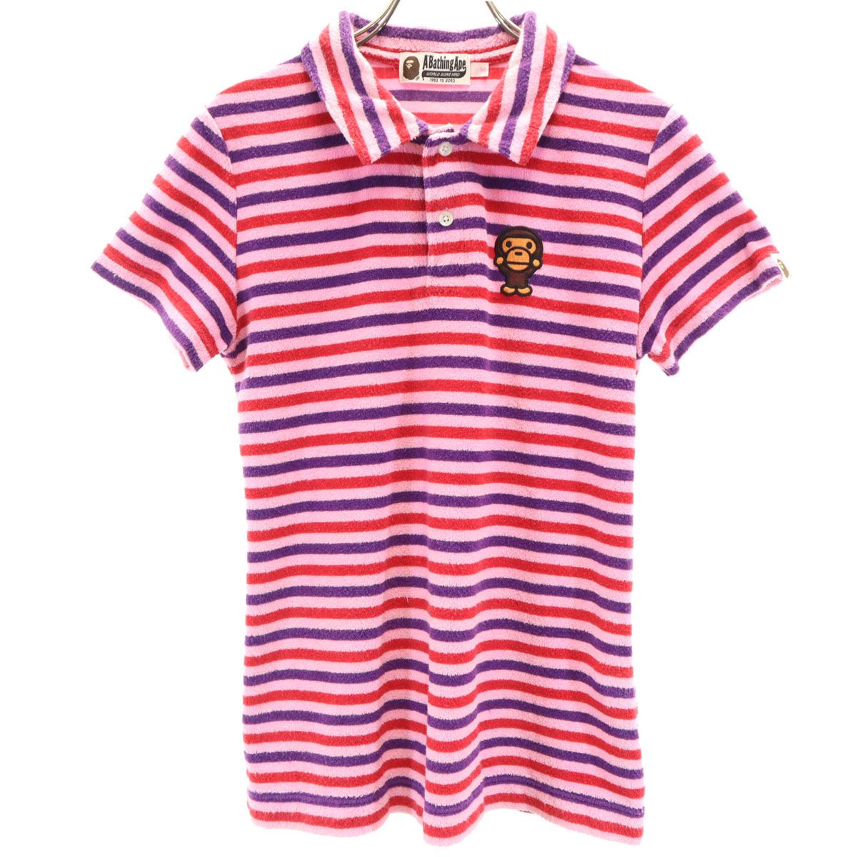 A BATHING APE ピンクポロシャツ L ☆XL☆ ABC camo pink ポロシャツ a bathing ape BAPE エイプ