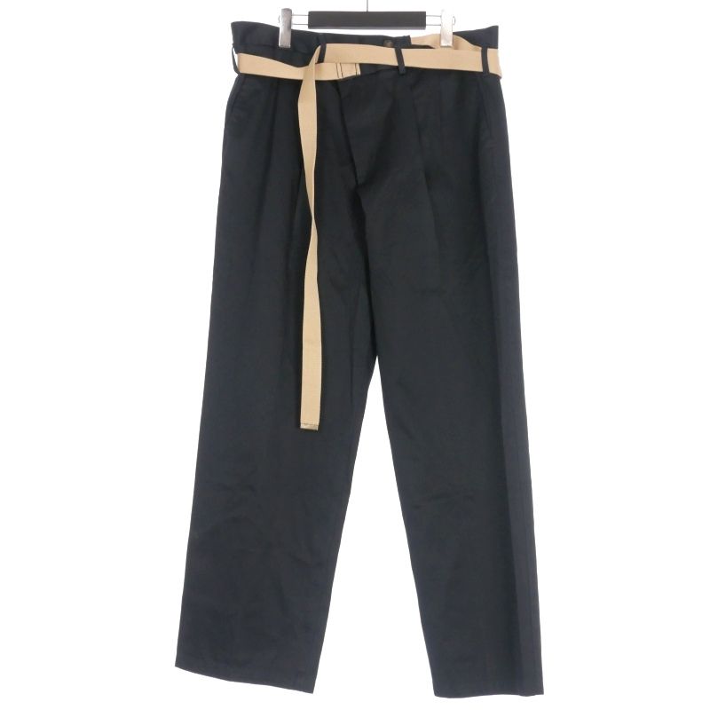 メゾンエウレカ MAISON EUREKA VINTAGE REWORK CHINOS ヴィンテージリワーク チノパンツ スラックス M ネイビー 紺 070