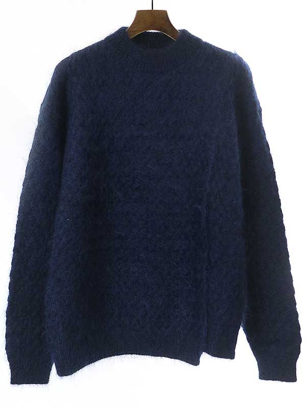 UNUSED アンユーズド 22AW MOHAIR CREWNECK SWEATER モヘヤクルー 
