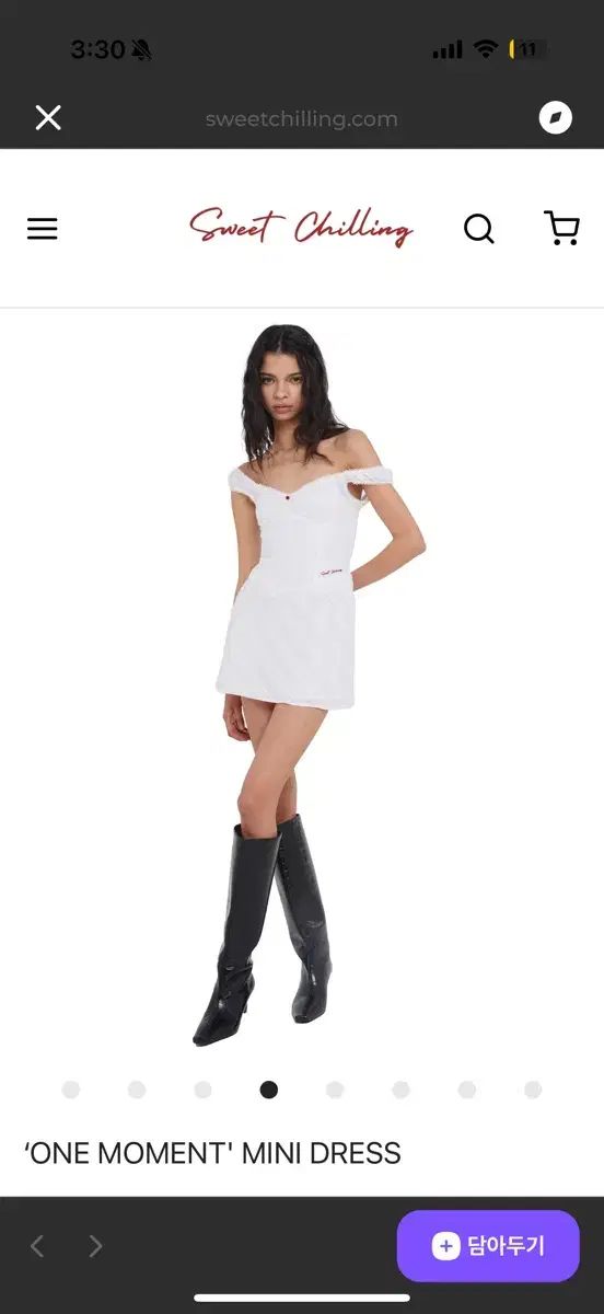 スウィート チリング sweetchilling one moment mini dress