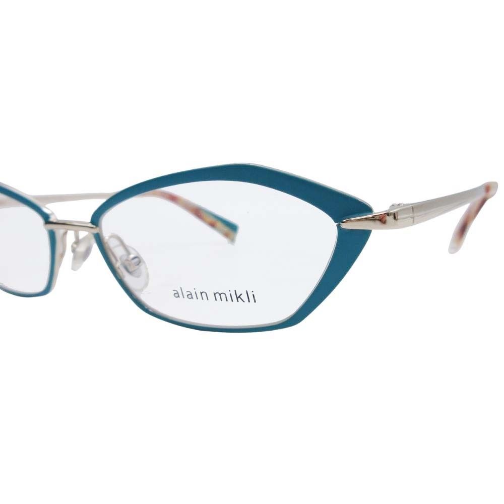 未使用 alain mikli アランミクリ フォックスシェイプ メガネ 眼鏡  