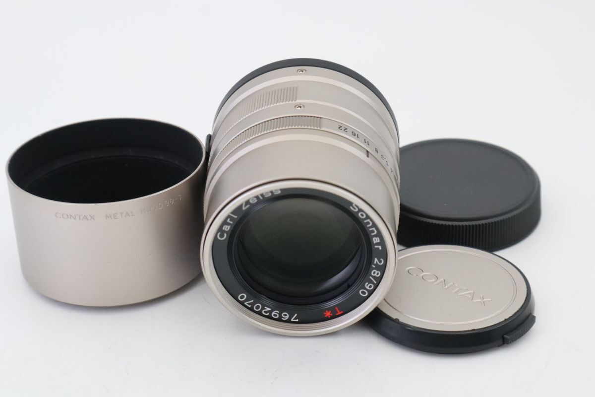 Contax コンタックス Carl Zeiss カールツァイス Sonnar 90mm F|2.8 T* AFレンズ f01940
