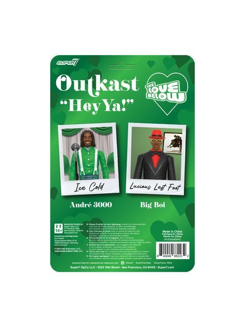 【2体セット】アウトキャスト アンドレ・3000 ビッグ・ボーイ ヒップホップ アウトキャスト: ビッグ・ボーイ&アンドレ3000 2PKAquemini ver
