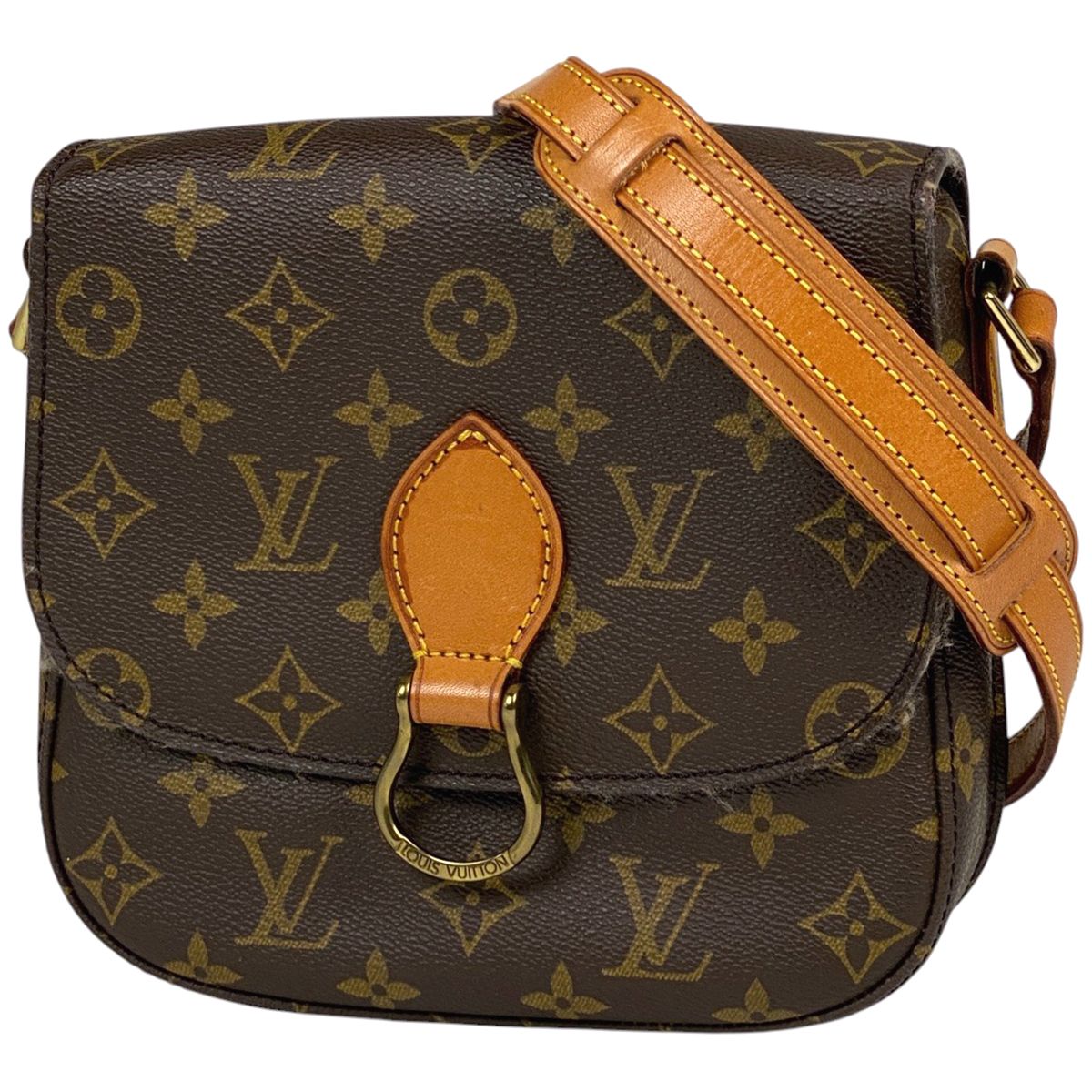 ジャンク品】ルイ・ヴィトン Louis Vuitton シャンティ 少なかっ MM 斜め掛け ポシェット ショルダーバッグ モノグラム ブラウン