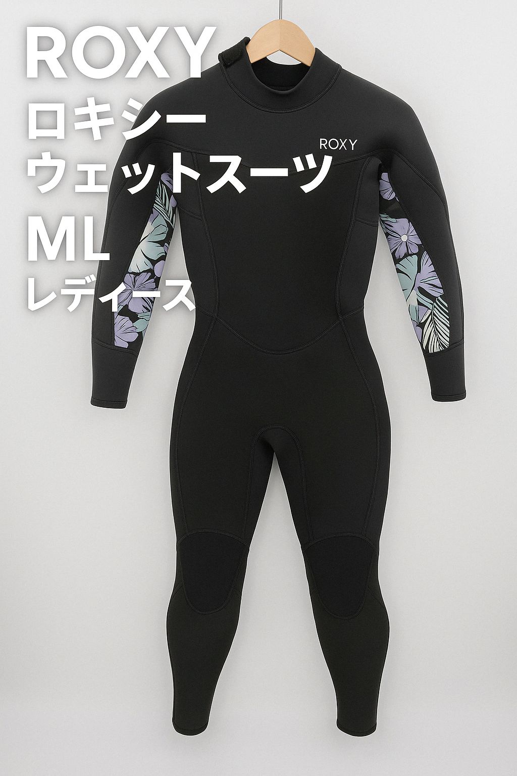 ROXY ロキシー ウェットスーツ ML レディース 長袖 フルスーツ 花柄