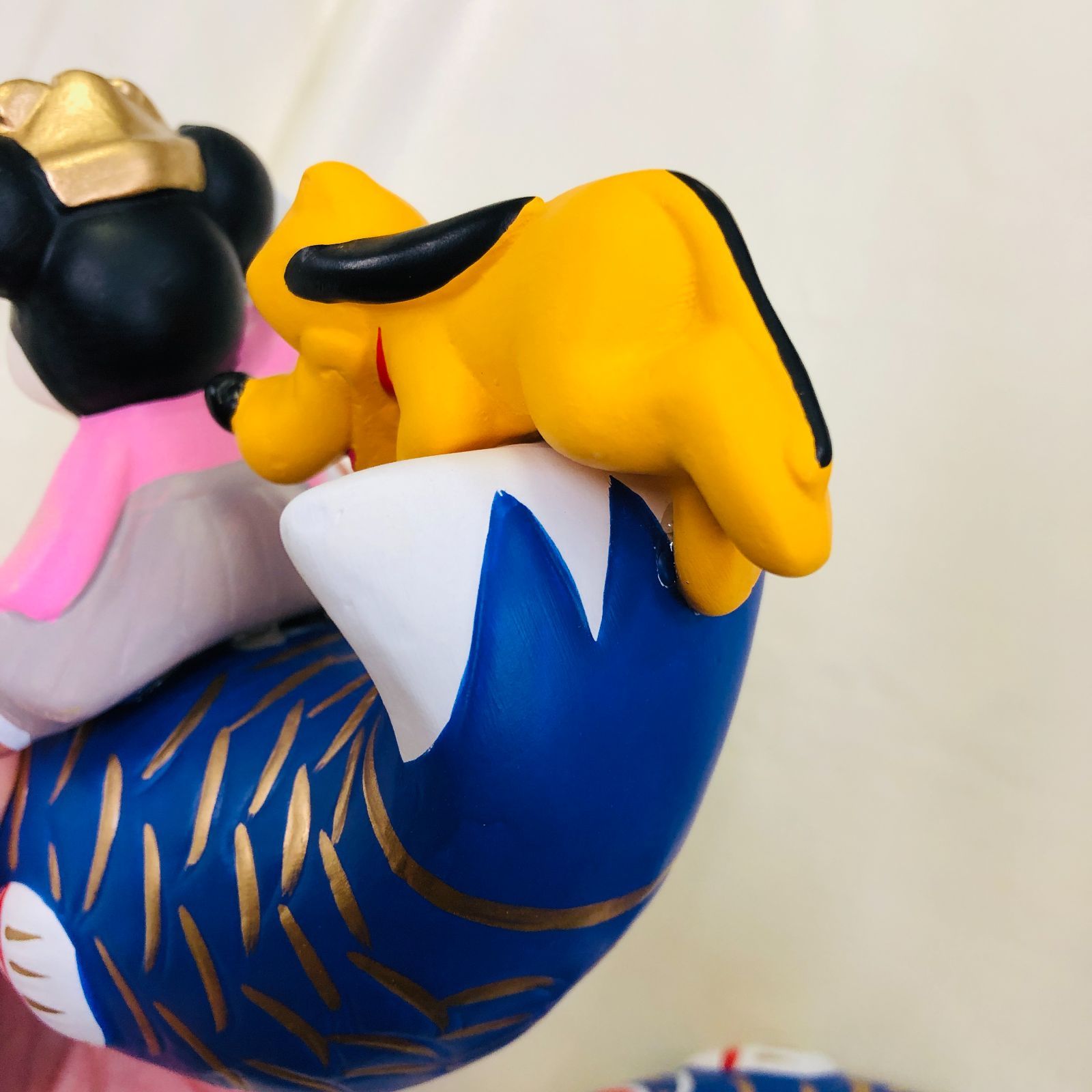 ディズニー ミッキー&amp;プルート 五月人形 鯉乗り 訳あり特価品】キャラクター節句人形 ミッキー＆プルート 鯉乗り