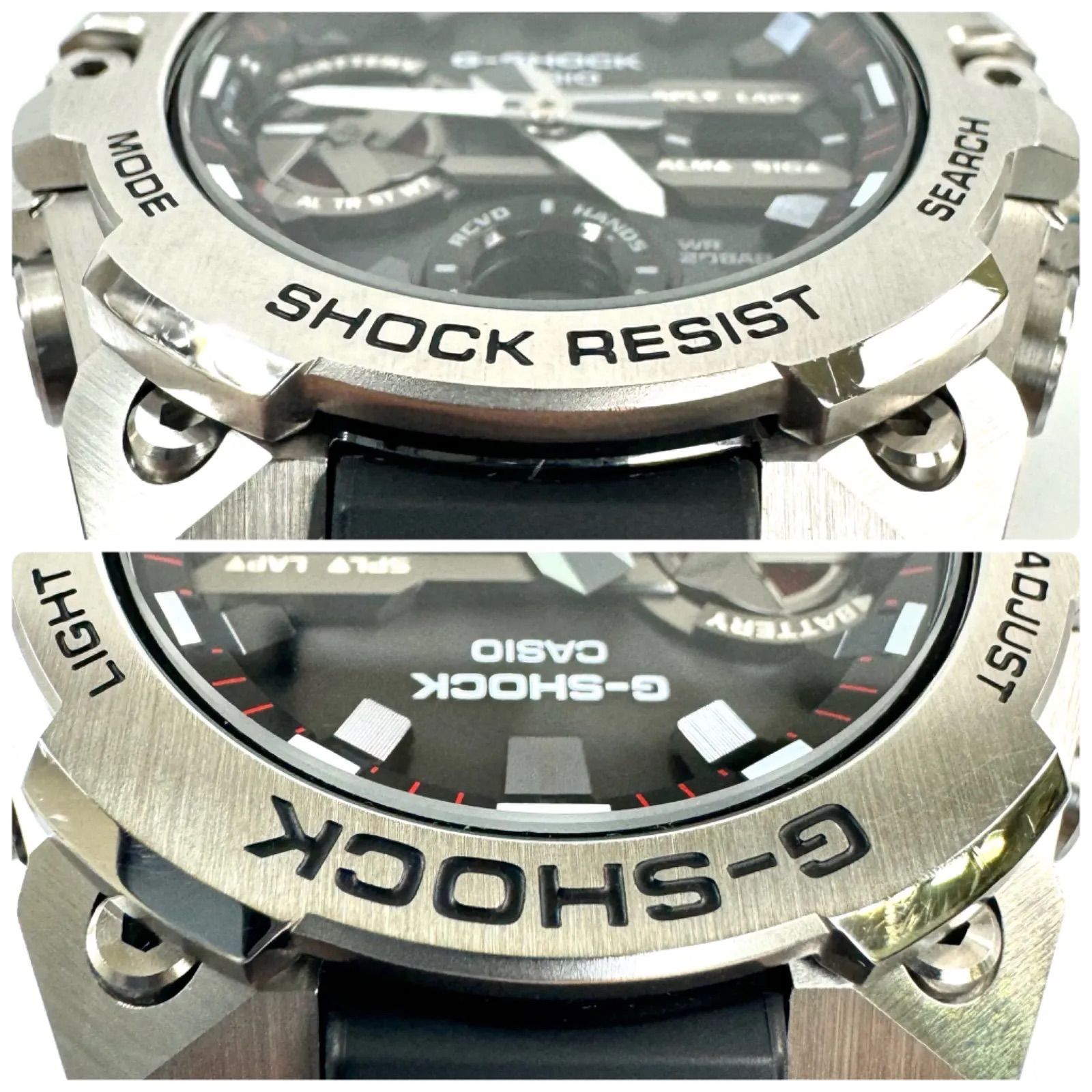 美品】カシオ ジーショック G-STEEL GST-B400-1AJF タフソーラー 黒 