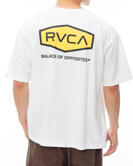 2024春夏 新品【RVCA/ルーカ/ルカ】HEX BOX TEE Ｔシャツ WHT メンズ BE041-225