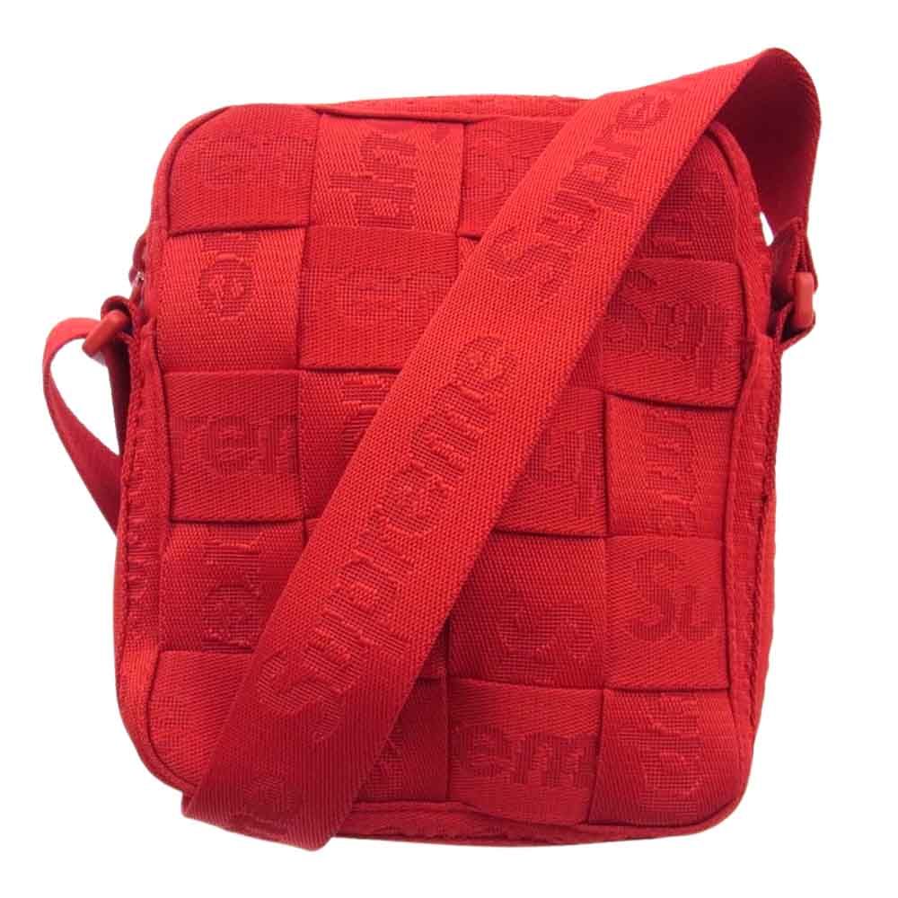 商品情報 Supreme Woven Shoulder Bag Red 赤 シュプリーム - バッグ