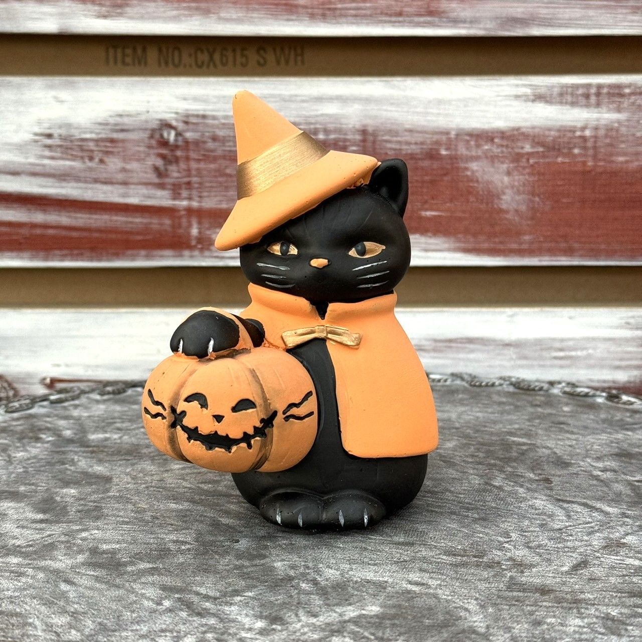 猫カボチャランタン＋魔女帽子　^(｀∇´)^ ハロウィン ゴロにゃんオリジナル 猫の被り物 ハロウィン Jack O Lantern