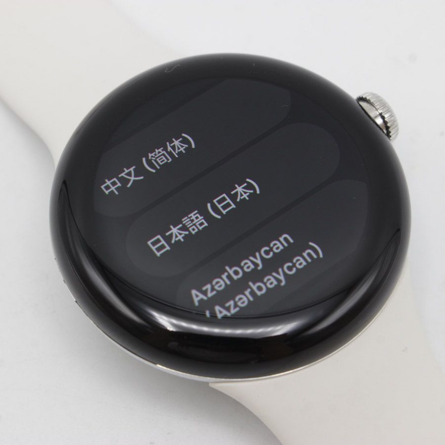 美品】Google Pixel Watch LTE GA04309-TW Polished Silver ステンレス