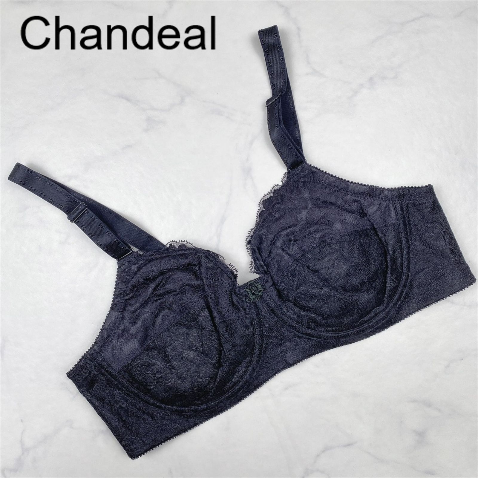 Chandeal シャンデール ブラジャー C80 ランジェリー 下着 プレゼント ギフト レース 刺繍