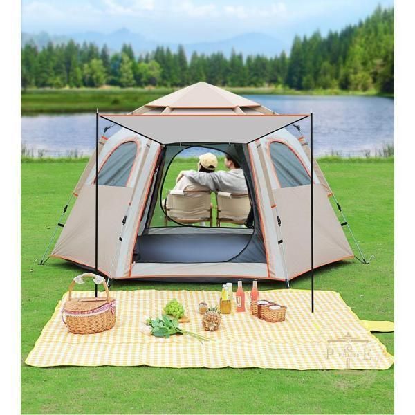 テント ワンタッチ 大型 ポップアップテント 5-8人用 軽量 紫外線防止 防災 防水 蚊虫 設営簡単 防風防水 折りたたみ UVカット アウトドア 簡易 キャンプ 登山 テント ワンタッチ 大型 ポップアップテント 5-8人用 軽量 紫外線防止