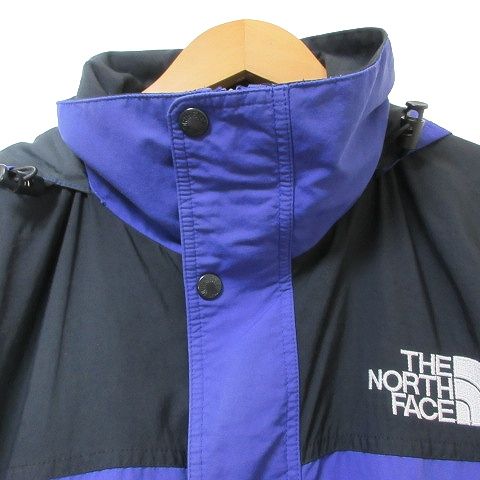 ザノースフェイス THE NORTH FACE NP-2325 ナイロン マウンテンパーカー ジャケット アウトドアウエア 裏メッシュ ポケッタブル  ジップアップ スタンドカラー バイカラー ロゴ刺繡 M 青紫 黒 X - メルカリ