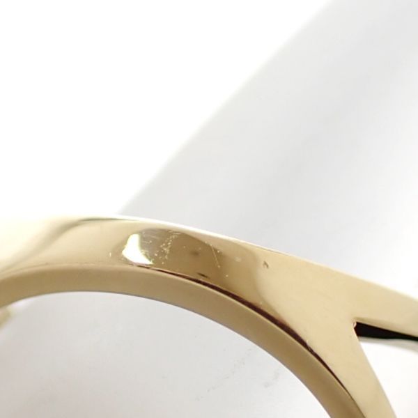美品！AHKAH ビリーブ　デュウリング 18Kイエローゴールド10号 AHKAH ビリーブデュウインフィニティ リング believe
