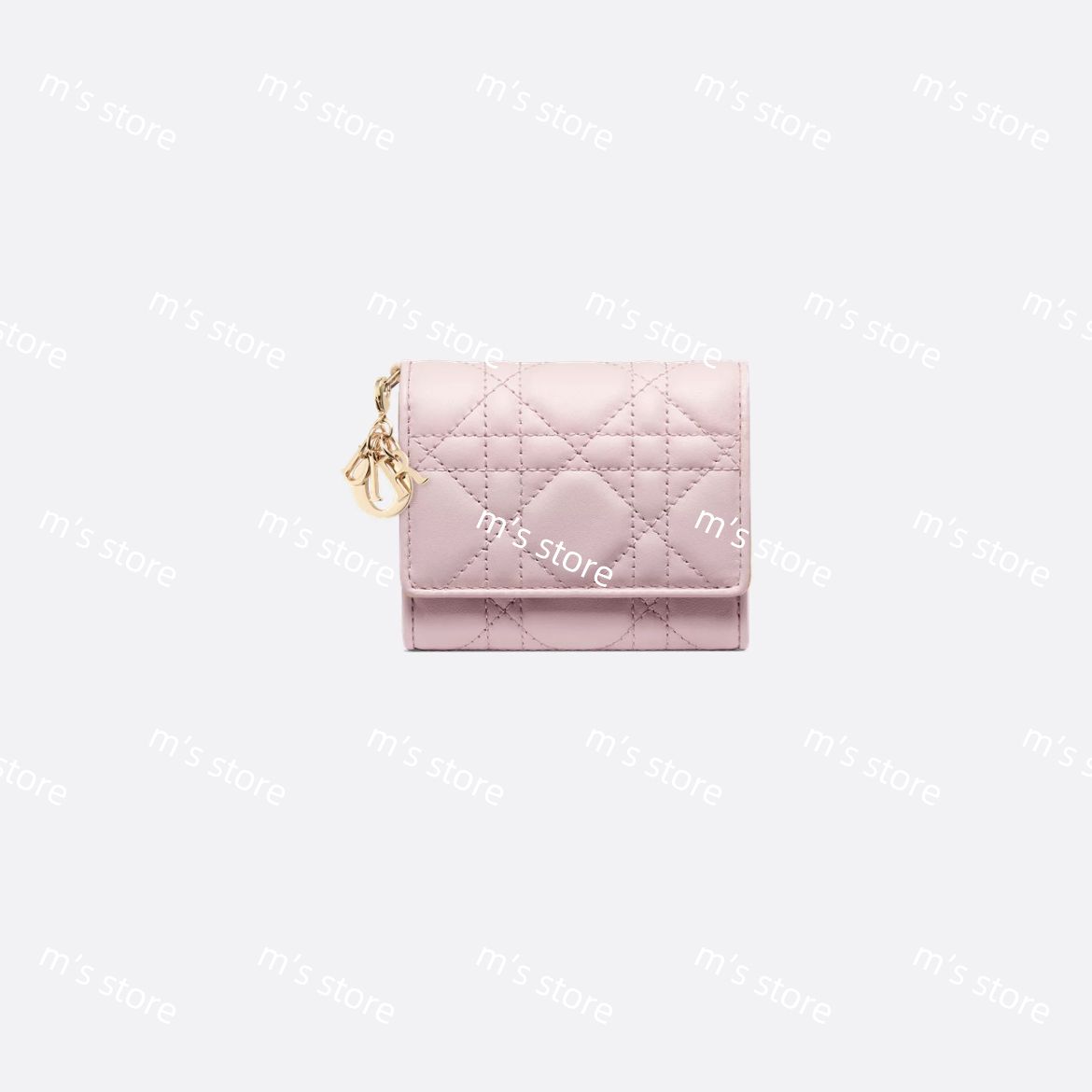 新品 Christian Dior ディオール Lady Dior Lotus ウォレット ペールピンク ピンク パウダーベージュ ベージュ -  メルカリ