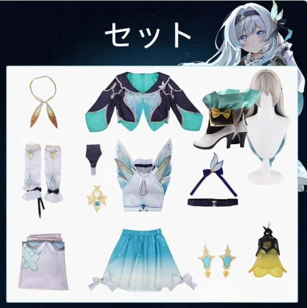 職人製作 崩壊 スターレイル ホタル アイリス コスプレ衣装 豪華版 ウィッグ 靴追加 可 コスチューム cosplay 演出服