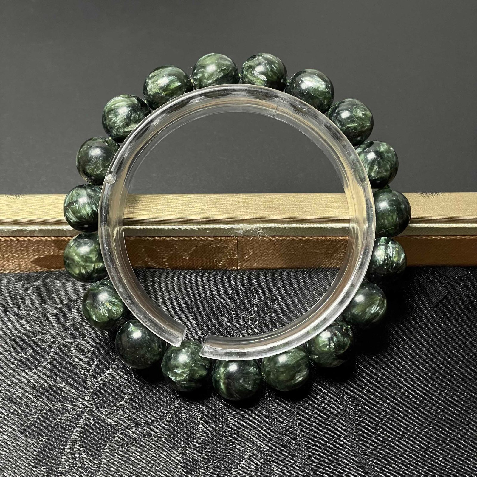 上肯秘蔵紅天珠‼️西蔵老礦紅玉髄月紋様梵字（サク、勢至菩薩）天珠 上