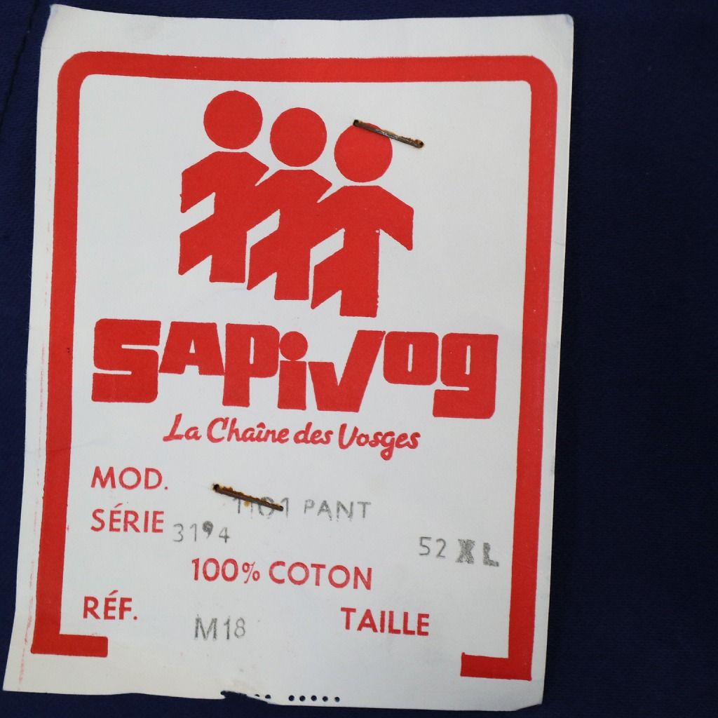 80年代 フランス製 SAPIVOG ワークパンツ パンツ ワーク ユーロ