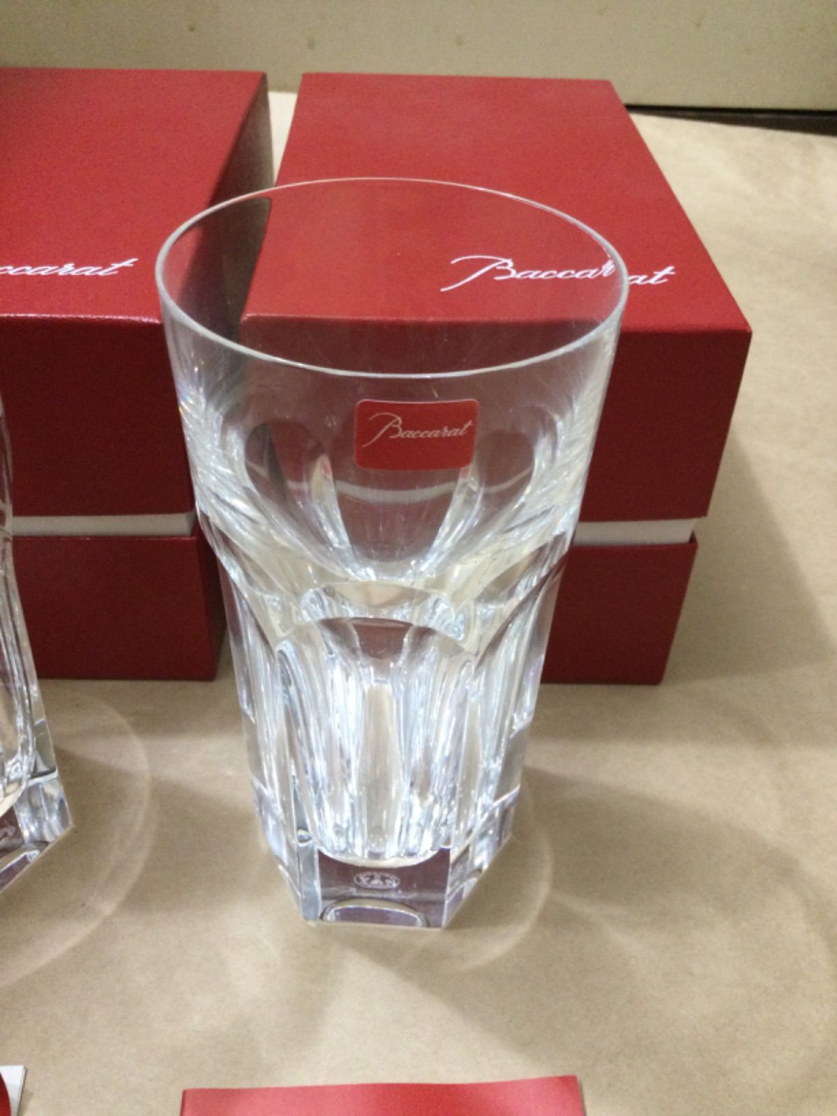 ピカピカの バカラ アルクール ハイボールグラス 14cm ペア２客