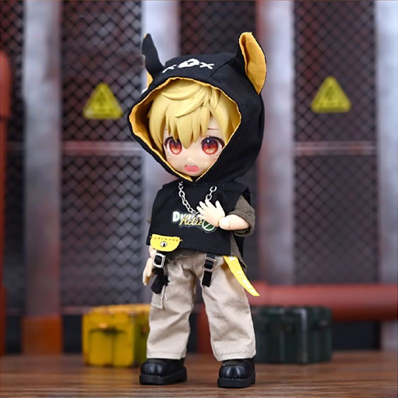 オビツ11 ドール服 サイバーパンク風セット パーカー、トップス