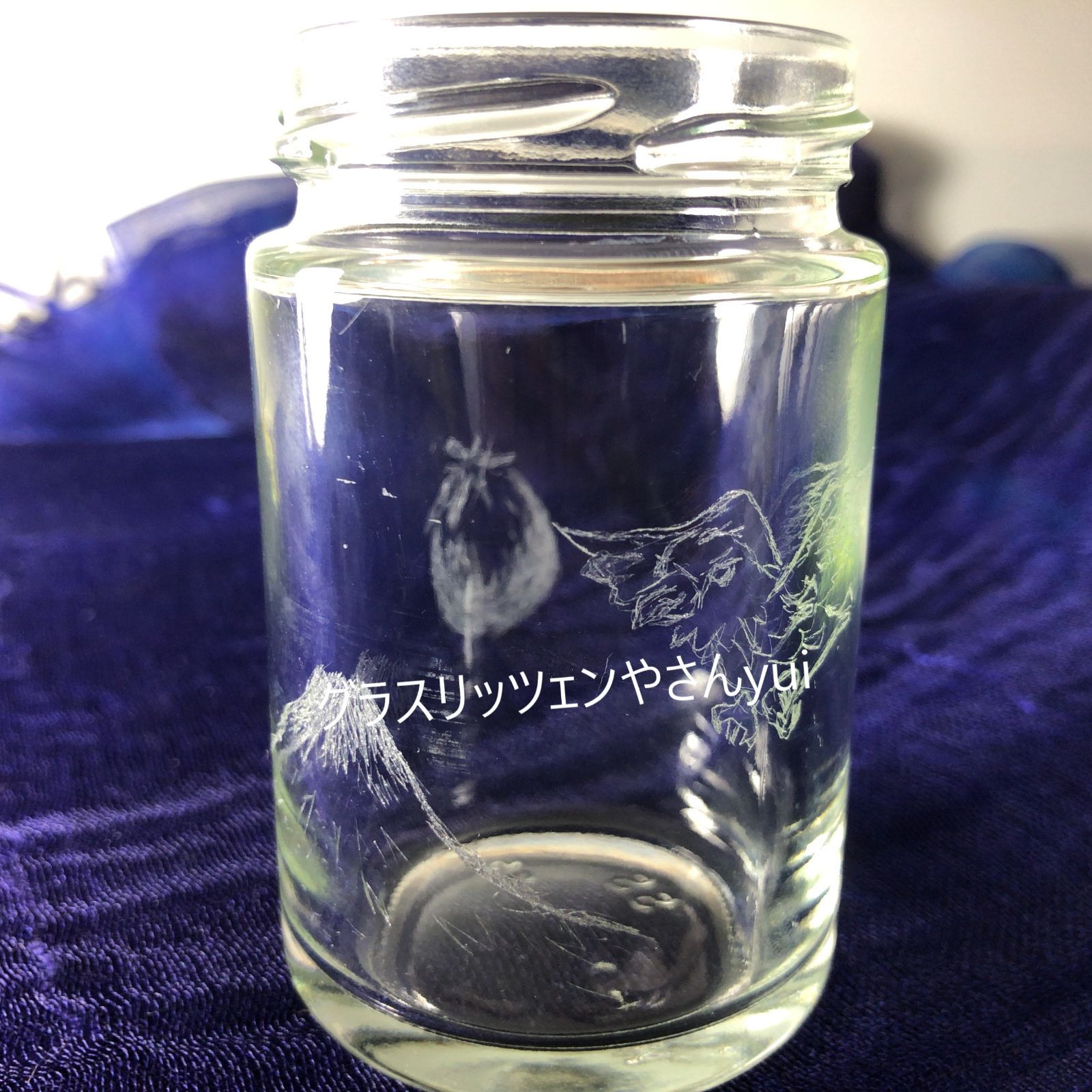 一富士二鷹三茄子（グラスリッツェン）1点もの縁起物です - メルカリ