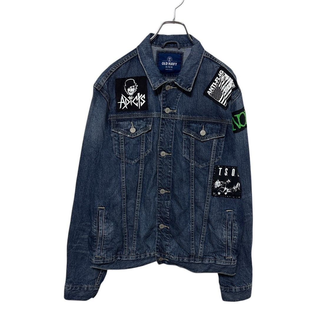 【OLD NAVY】 パッチワーク デニムバトルジャケット S-2420 OLD NAVY】 パッチワーク デニムバトルジャケット S-2420 - メルカリ