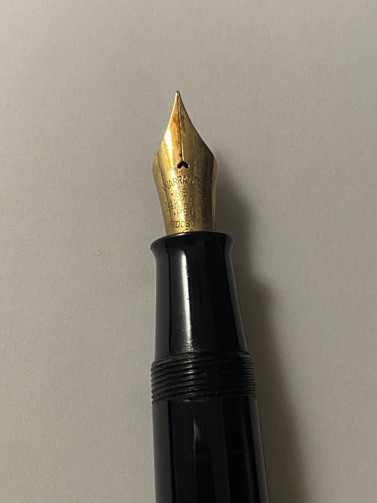 WARRANTED ワランテッド 万年筆 14KARAT 0 IRIDOSUMIN ペン先 公式通販