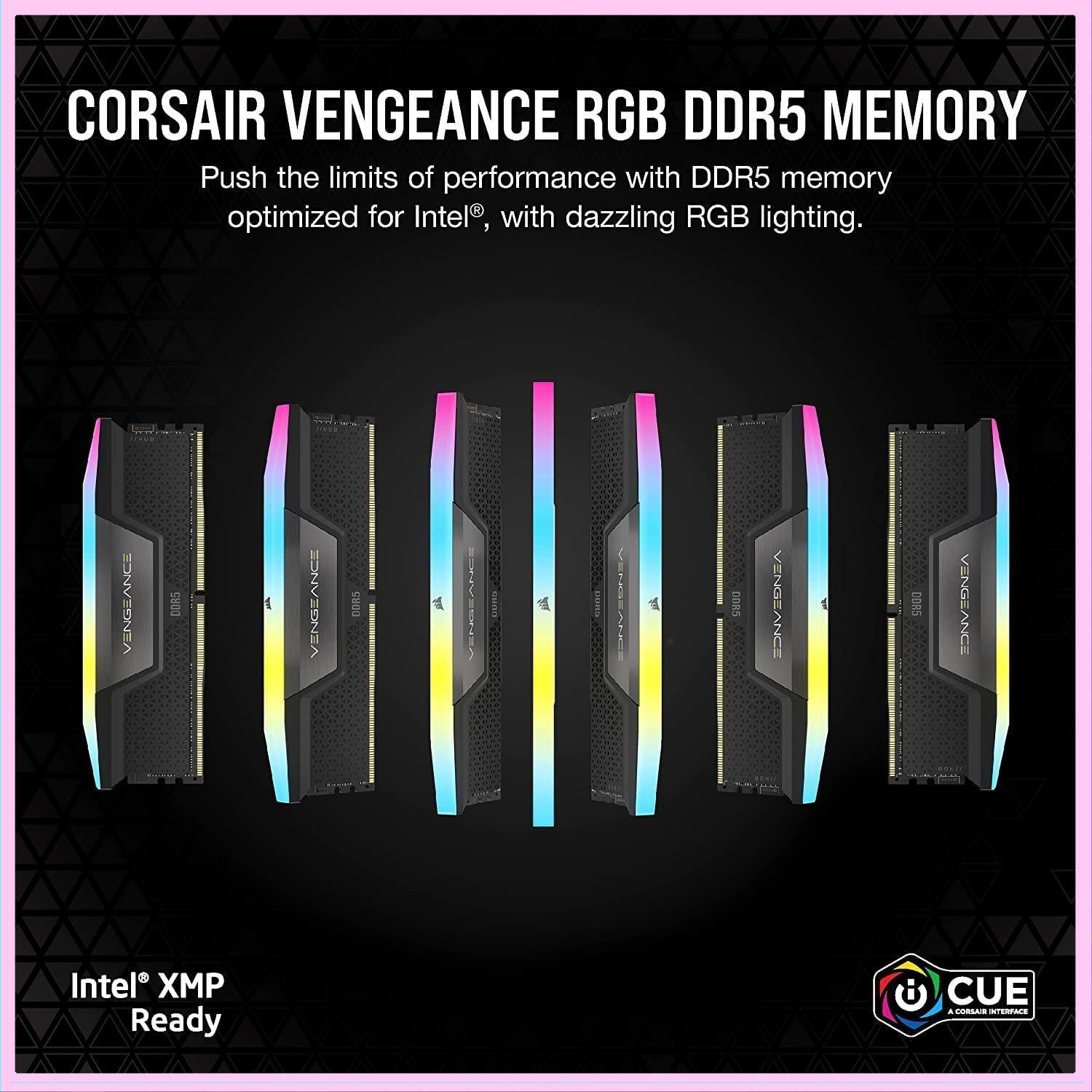 CORSAIR DDR5-6000MHz デスクトップPC用メモリ VENGEANCE RGB DDR5