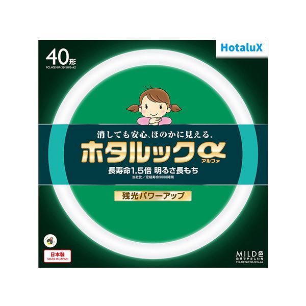 まとめ ホタルクス NEC 環形蛍光ランプホタルックα MILD 40形 昼白色 FCL40ENM 38-SHG-A2 1個 ×5セット