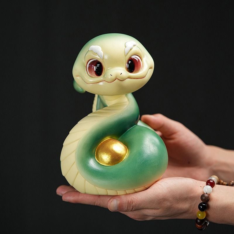 干支　十二支セット　置物　手作り　ヘビ　蛇　巳年 巳 置物 干支 へび 縁起かつぎ 蛇 ヘビ かわいい コンパクト