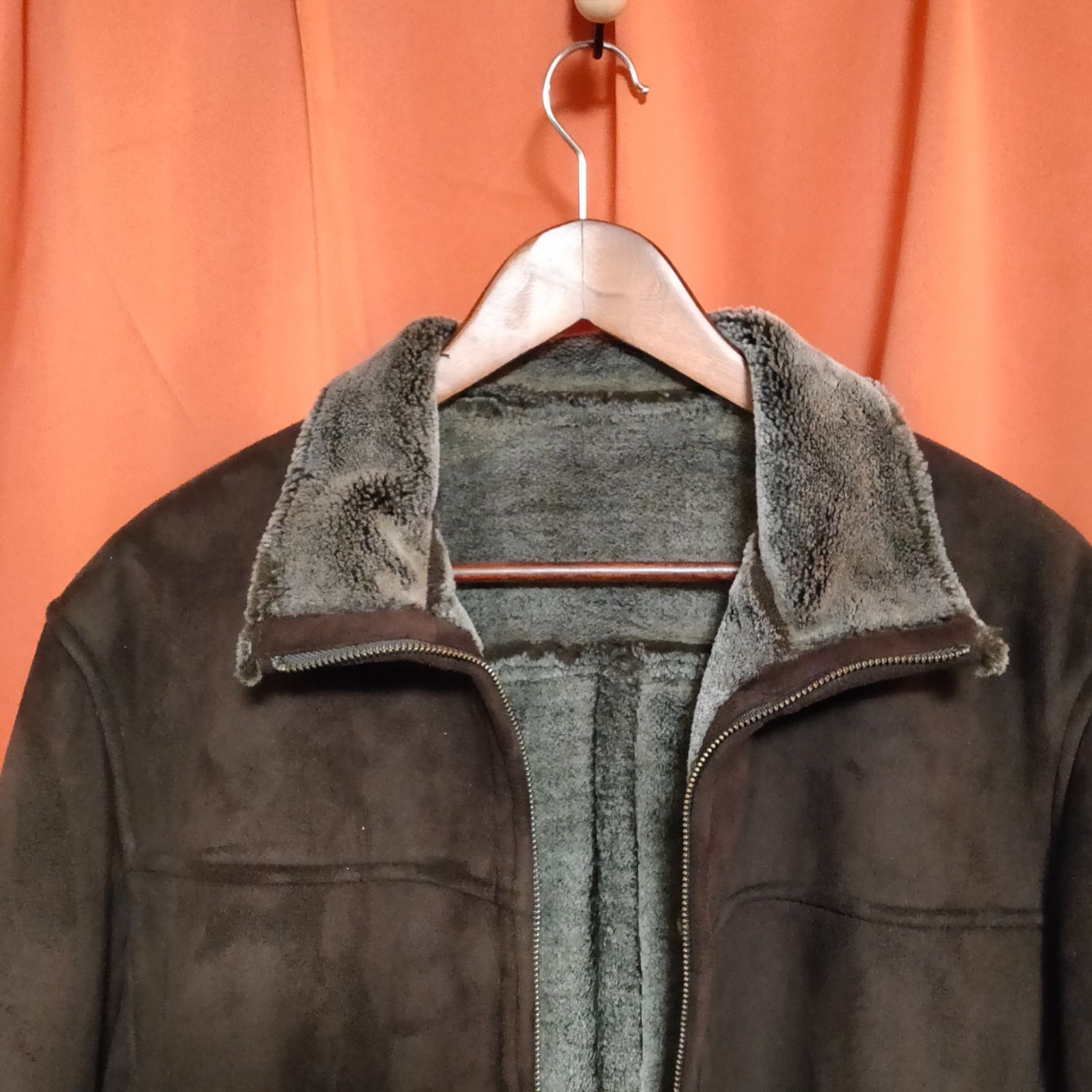 MEN'S】SEDUCTION de NICOLEフェイクムートン ジャケット - メルカリ