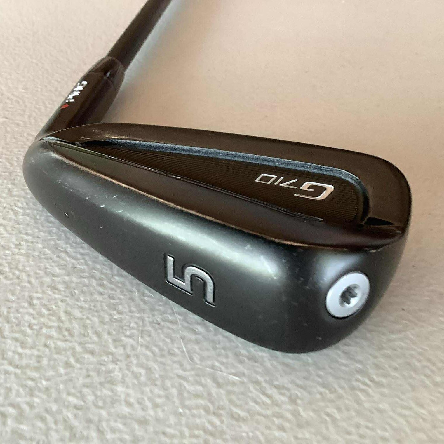 PING G710 5番アイアン単品 ALTA J CB BLACK フレックス S ライ角カラー レッド