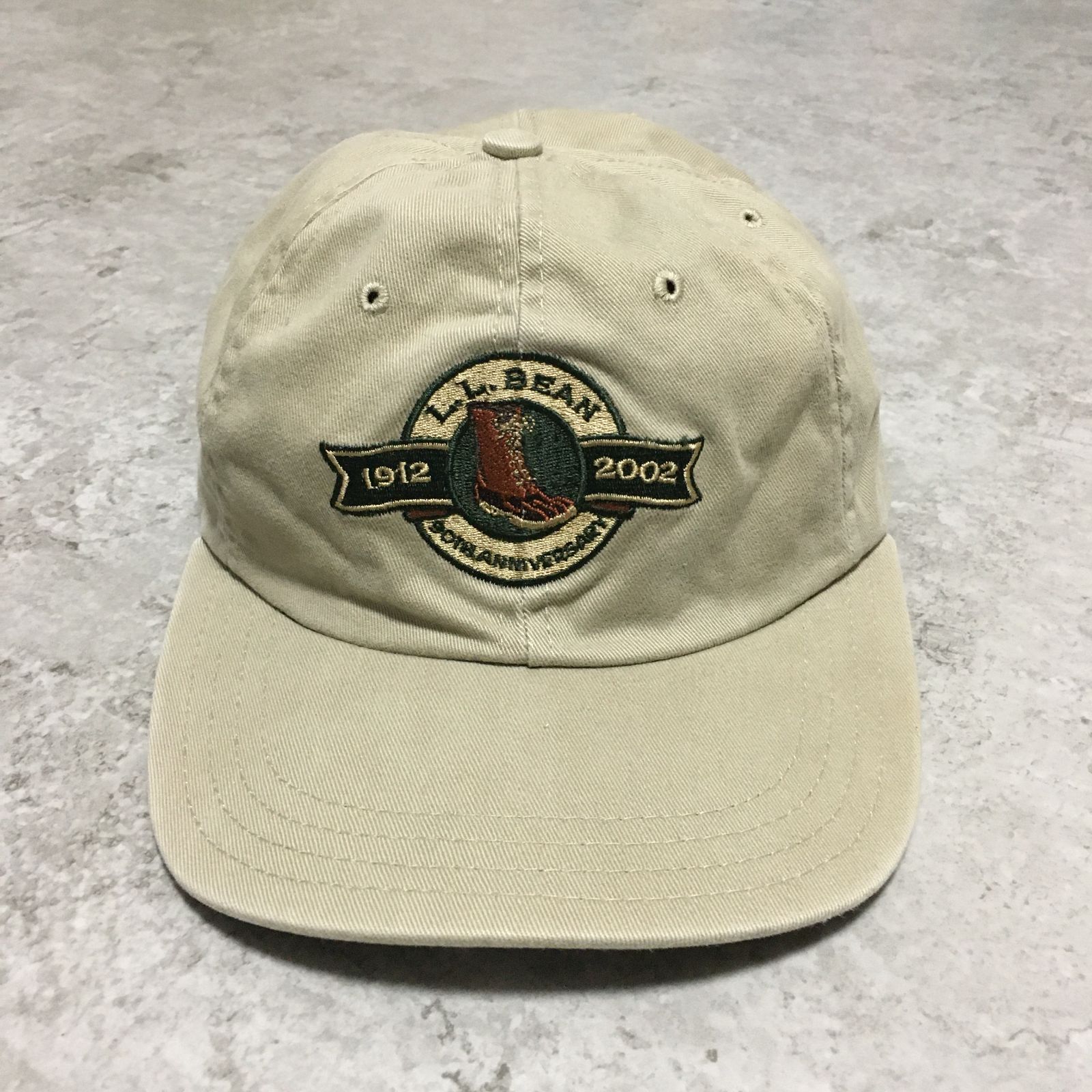 00s USA製 L.L.Bean Beanboots 6 Panel Cap エルエルビーン ビーンブーツ 6パネル キャップ