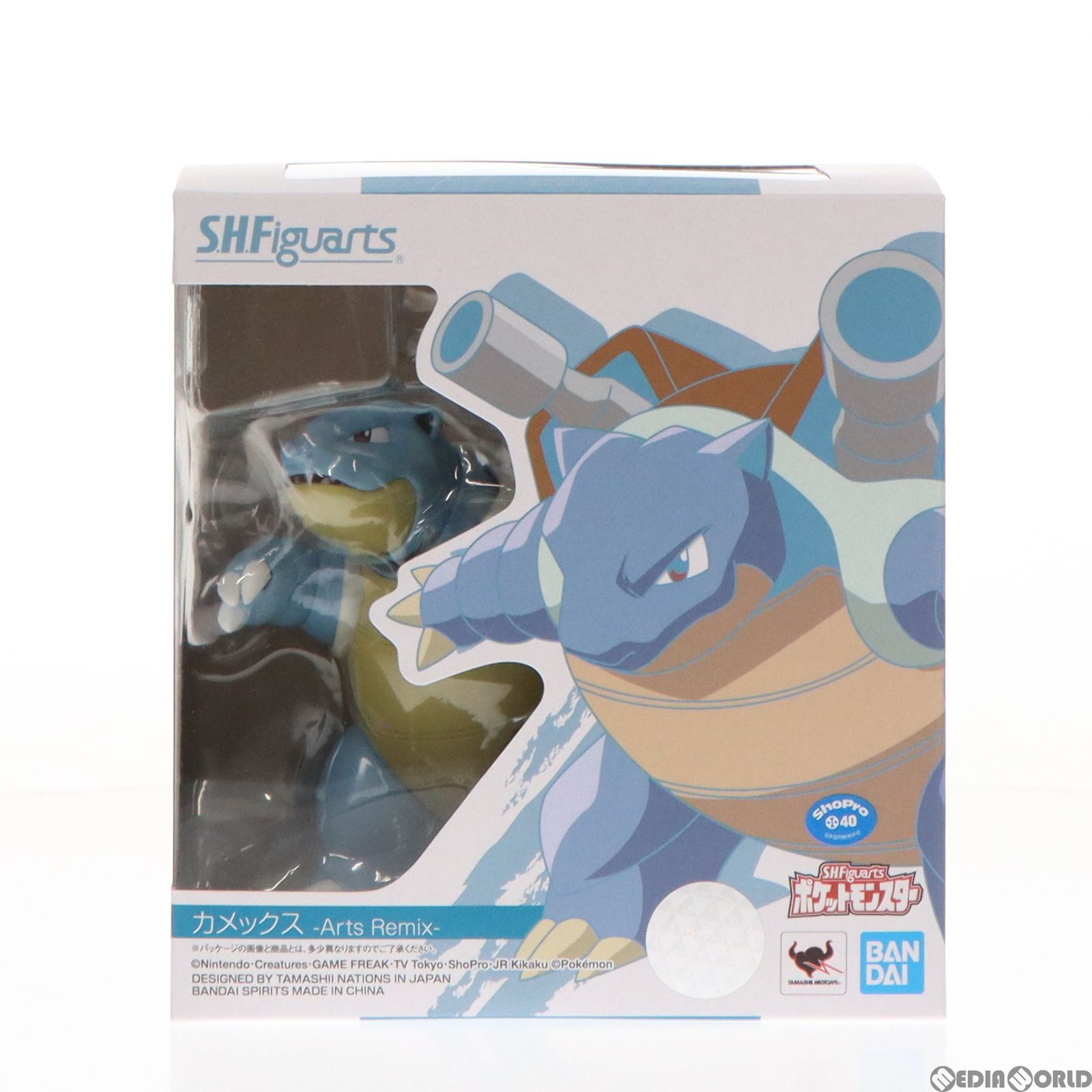 S.H.Figuarts(フィギュアーツ) カメックス -Arts Remix- ポケットモンスター 完成品 可動フィギュア バンダイスピリッツ