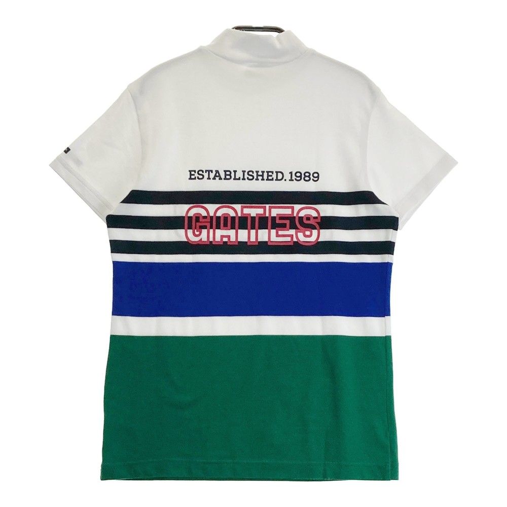 サイズ：2 PEARLY GATES パーリーゲイツ ハイネック 半袖Tシャツ