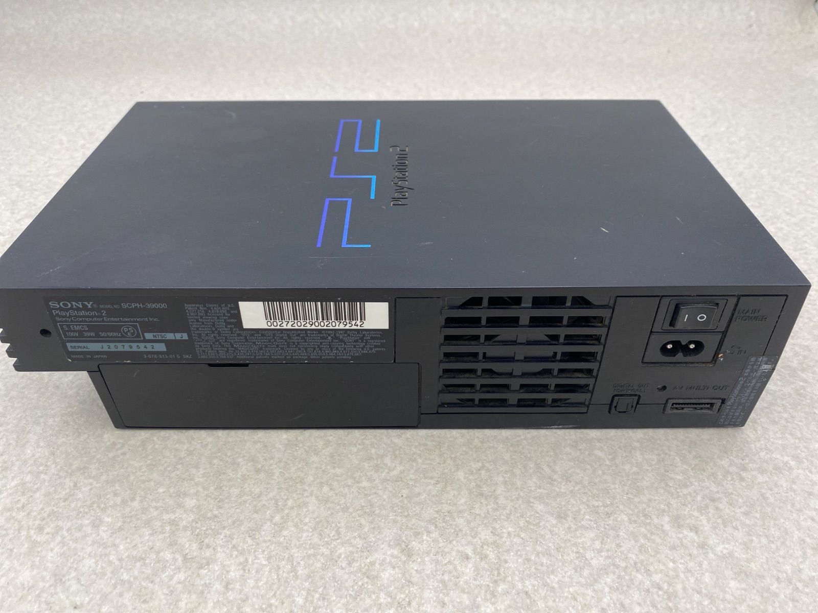 【※ジャンク品PS2 プレイステーション2 本体(SCPH-39000)】 SONY PS2 厚型 本体 【すぐ遊べるセット】 (SCPH-10000〜39000