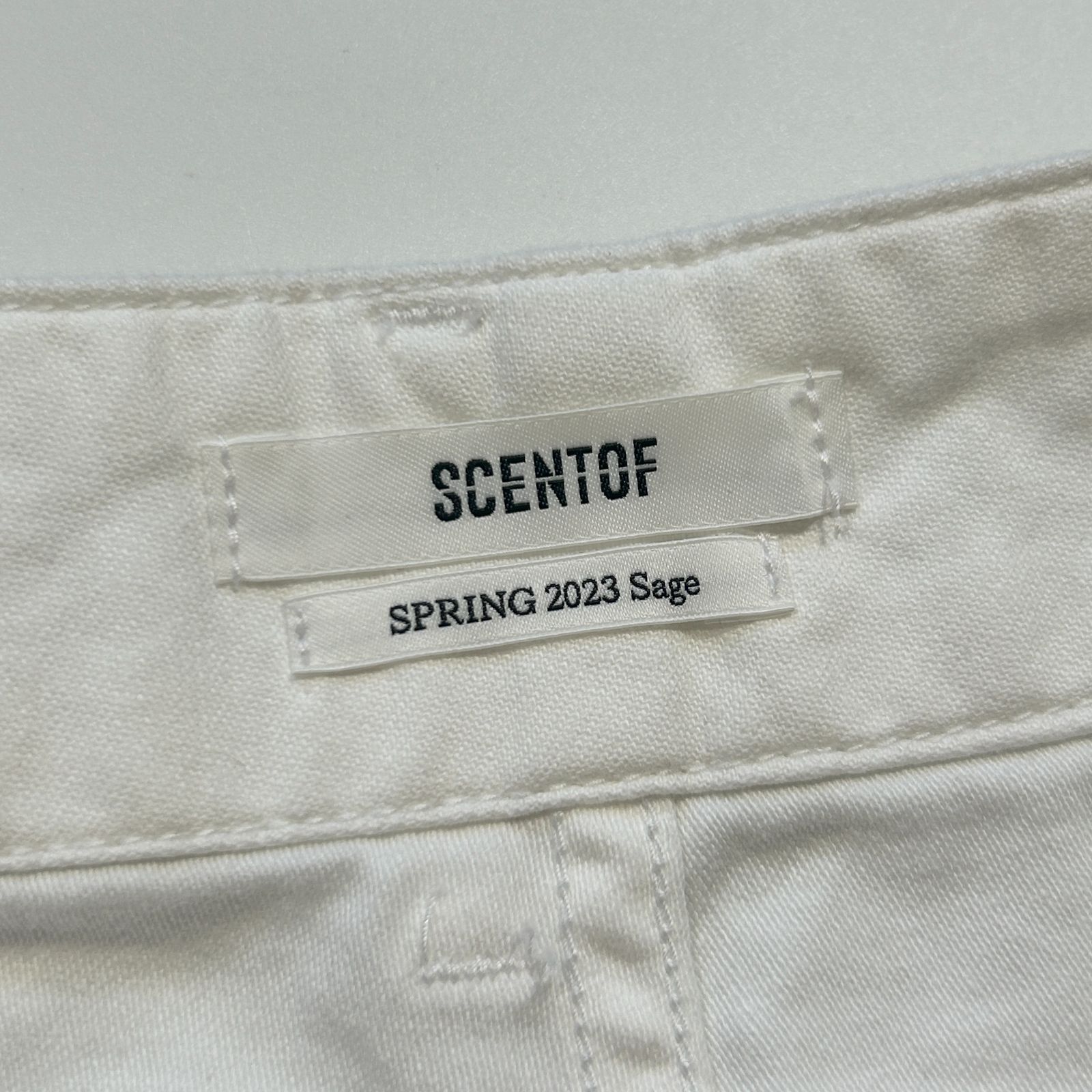 SCENTOF セントオブ 23SS ベイカーパンツ AP STUDIO ホワイト ハイ