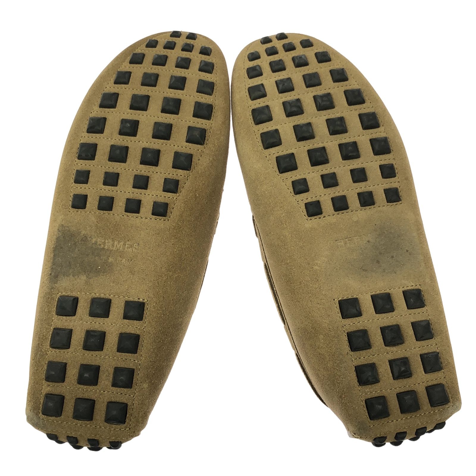 エルメス HERMES ローファー モカシン コリエド ローファー ベージュ  